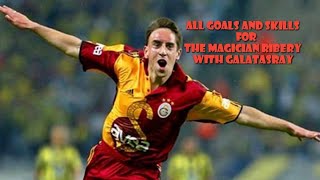 Franck ribery with galatasray All goalsskills and assissts [upl. by Anitsrihc]