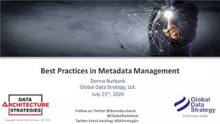 Data Architecture Strategies Webinar Best Practices in Metadata Management [upl. by Anuaek607]