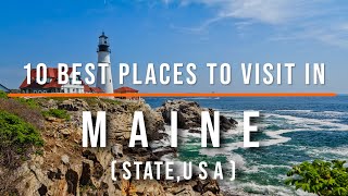 10 Best Places to Visit in Maine USA  Travel Video  Travel Guide  SKY Travel [upl. by Goda]