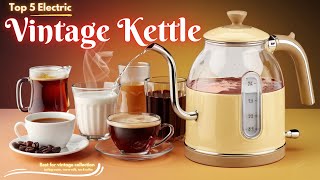 Top 5 Portable VIntage Electric Kettle For Hot WaterCoffeeTea🔥Mini Multipurpose Electric Kettles [upl. by Demaggio960]