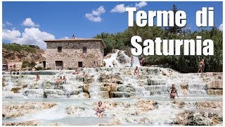 Италия Тоскана термы Сатурнии  Italy Toskana Terme di Saturnia [upl. by Bari]