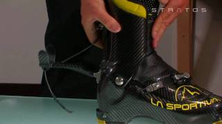 La Sportiva presenta Stratos lo scarpone da sci alpinismo in carbonio [upl. by Ahsenod135]