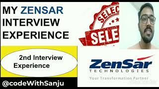 Zensar Technologies Interview Experience  Zensar Interview Question  80 to 90 hike [upl. by Ronoc]