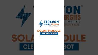 TERAVON Solars cuttingedge Solar Module Cleaning Robotteravonsolarenergies [upl. by Hale]