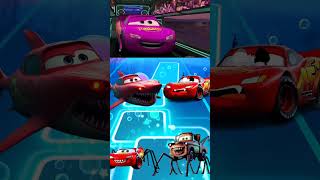 Cars 3 Mater Exe vs Spider Lighting McQueen vs Lighting McQueen Exe vs Cruz Ramirez x Coffin Dance [upl. by Treblih804]