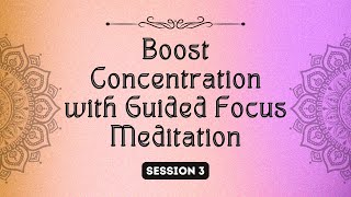 Find Your Focus Guided Meditation to Boost Productivity S3 🍀 [upl. by Furnary]