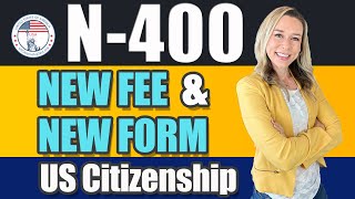 2024 USCIS New N400 form amp FEE Application for US Naturalization  US Citizenship [upl. by Madelle]