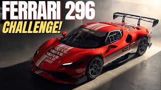 The Ferrari 296 Challenge Officially Debuts With 690 Horses and No Electric Motor [upl. by Ahsiemaj]