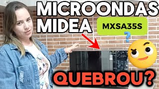 Microondas Midea 35 Litros Espelhado APÓS 1 ANO deu DEFEITO [upl. by Ola104]