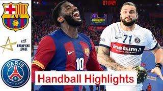 Barca Vs Paris Saint Germain Hb handball Highlights Quarter finals EHF Champions League 2024 [upl. by Acireh]