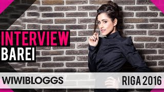 Barei Spain  Eurovision PreParty Riga 2016 Interview  wiwibloggs [upl. by Noami]