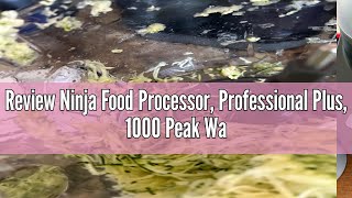 Review Ninja Food Processor Professional Plus 1000 Peak Watts 4 Functions for Chopping Slicing [upl. by Yenwat397]