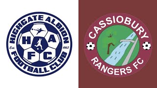 Highgate Albion vs Cassiobury Rangers FC RoadToNationalCup2025 [upl. by Atel]