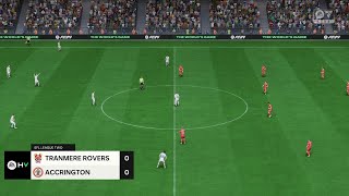 Tranmere Rovers vs Accrington Stanley 08102024 EFL Trophy EA FC 25 [upl. by Nauquf]