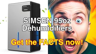 Simsen 95oz dehumidifiers for home review efficient and quiet moisture control [upl. by Andrej]