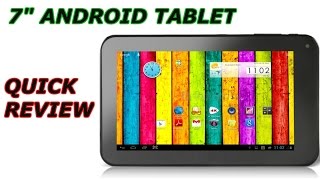 AllWinner A23 Tablet  Android 42  £35 Tablet [upl. by Tilford599]