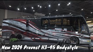 New 2024 Prevost H345 Millennium Coach Exterior Highlights Tampa RV SuperShow [upl. by Allred]