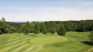 Massanutten Resort Woodstone Meadows Hole 2 Aerial View [upl. by Carissa318]