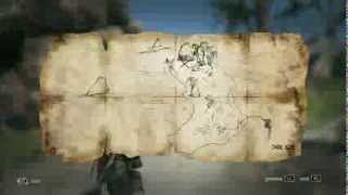 Assassins Creed 4  Treasure Map Guide  Great Inagua  Grey Sails plan [upl. by Shepley738]