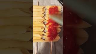 Recette de Brochette de pâtes au fromage fondante facile à faire🧀🍡shortscuisine recettefacile [upl. by Aissatan457]