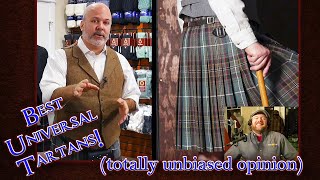 Most Popular Universal Tartans for Kilts [upl. by Dammahom264]