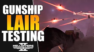 Helldivers 2  Gunship Destruction Testing amp Tips for support weapons [upl. by Nwad]