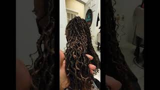 Curly Faux Loc 18quot  Tutorial  Ms Pks Crochet Braids [upl. by Branch]