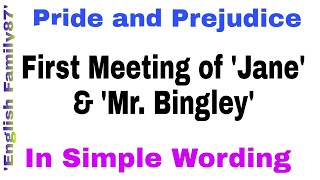 First Meeting of Jane and Mr Bingley  Jane and Mr Bingleys love story  Pride amp Prejudice [upl. by Anaeed401]