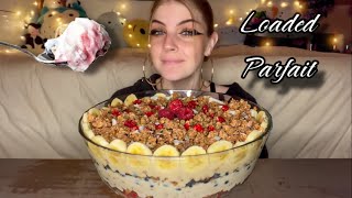 HUGE LOADED PARFAIT Vegan No Talking [upl. by Ylek]