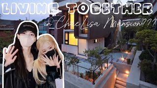 ChaeLisa living in one roof🤭😁💛💙chaelisaisreal chaelisa chaelisamoments rosé lisa [upl. by Donni817]