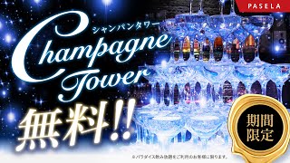 カラオケパセラ『豪華シャンパンタワー無料プレゼントキャンペーン』を開始「推し会」や「誕生日会」、特別な日を華やかに演出！ [upl. by Delogu]