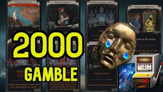 I GAMBLED 2000 DIVINES so you dont have to [upl. by Daffodil664]