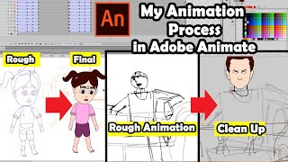 My 2D Animation Process in Adobe Animate  Explained in HIndi  English Subtitles [upl. by Sharai473]