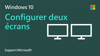 Comment configurer plusieurs écrans sur Windows 10  Microsoft [upl. by Nalyd]