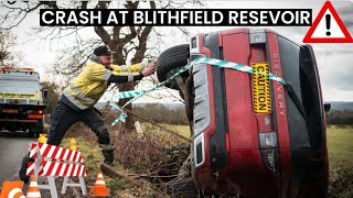 CRASH at BLITHFIELD RESERVOIR  VEHICLE RECOVERY UK [upl. by Kries]