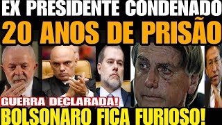 Bomba EX PRESIDENTE CONDENADO A 20 ANOS DE PRISÃO JAIR BOLSONARO FICA FURIOSO COM PREFEITO D SANT [upl. by Inga814]