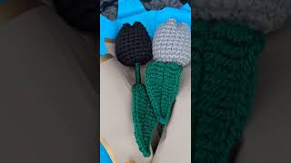 Tulipanes a crochet amigurumist tulipanes handmade happy shortvideo shorts flores lucky up [upl. by Pacificia830]