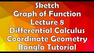 Sketch Graph of Function  Lecture 8  Differential Calculus and Coordinate Geometry Bangla Tutorial [upl. by Waverly]