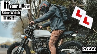 Top Tips for New Motorcycle Riders  S2E22 [upl. by Hosbein]