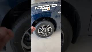 New Baleno base Diamond cut alloy wheels launched 35000 🔥 [upl. by Chiarra]