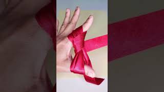 Left hand tutorial  tie a bow [upl. by Armilla]