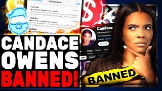 Candace Owens BANNED By Youtube amp Fully Demonitized Over Kanye West Interview The PURGE Is Here [upl. by Erina]