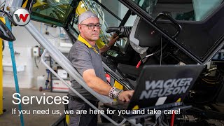 Wacker Neuson Services Machine checks ensure long service life [upl. by Niamjneb]