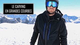 Tuto ski Comment carver en grandes courbes [upl. by Hsetim]