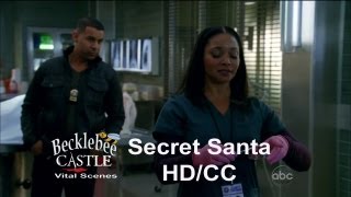 Castle 5x09 quotSecret Santaquot Esposito amp Lanie HDCC [upl. by Ymmik668]