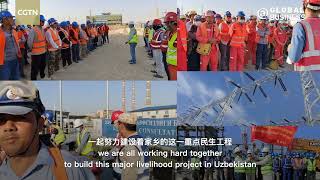 Chinesecontracted energy projects in Uzbekistan improves local economy [upl. by Bauske237]