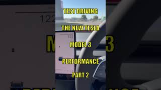 Test driving the new Highland Model 3 Faster than the previous model tesla ludicrous model3 [upl. by Karleen]