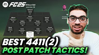 POST PATCH BEST META 4411 FORMATION AND CUSTOM TACTICS  FC 25 ULTIMATE TEAM [upl. by Joachim]