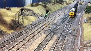 Fully loaded O gauge MGR train testing at Heaton Lodge Junction [upl. by Elatan]