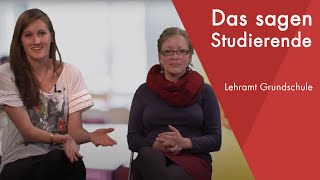 quotDas sagen die Studentinnenquot  Lehramt Grundschule Staatsexamen studieren [upl. by Sass]